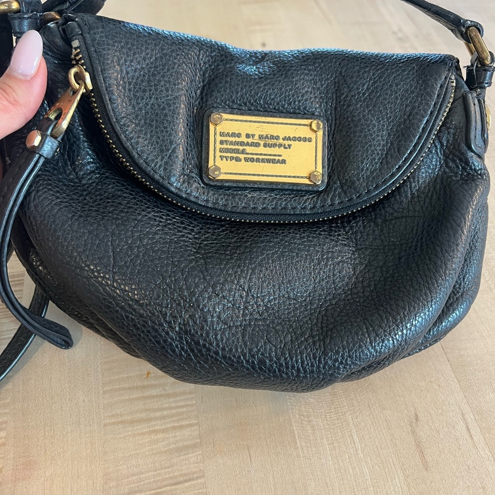 Marc Jacobs Black Leather Shoulder Bag